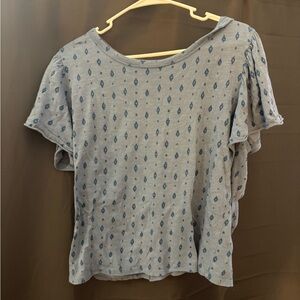 Women’s Sonoma Short Sleeve Blue Top XL
